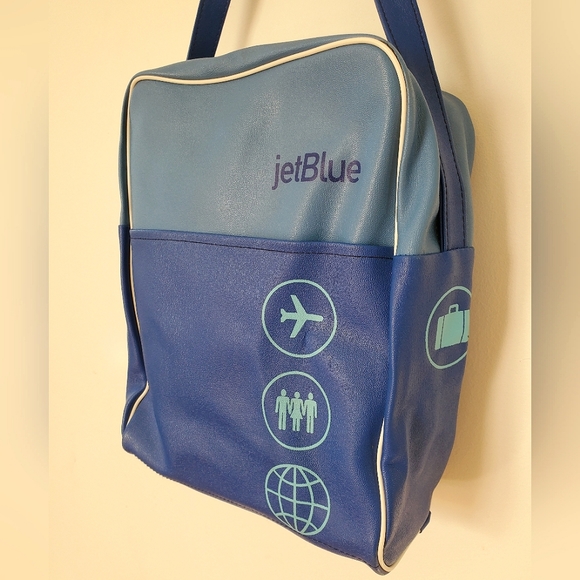JetBlue Airways Limited Edition Duotone Carry-On Travel Bag - Picture 2 of 13